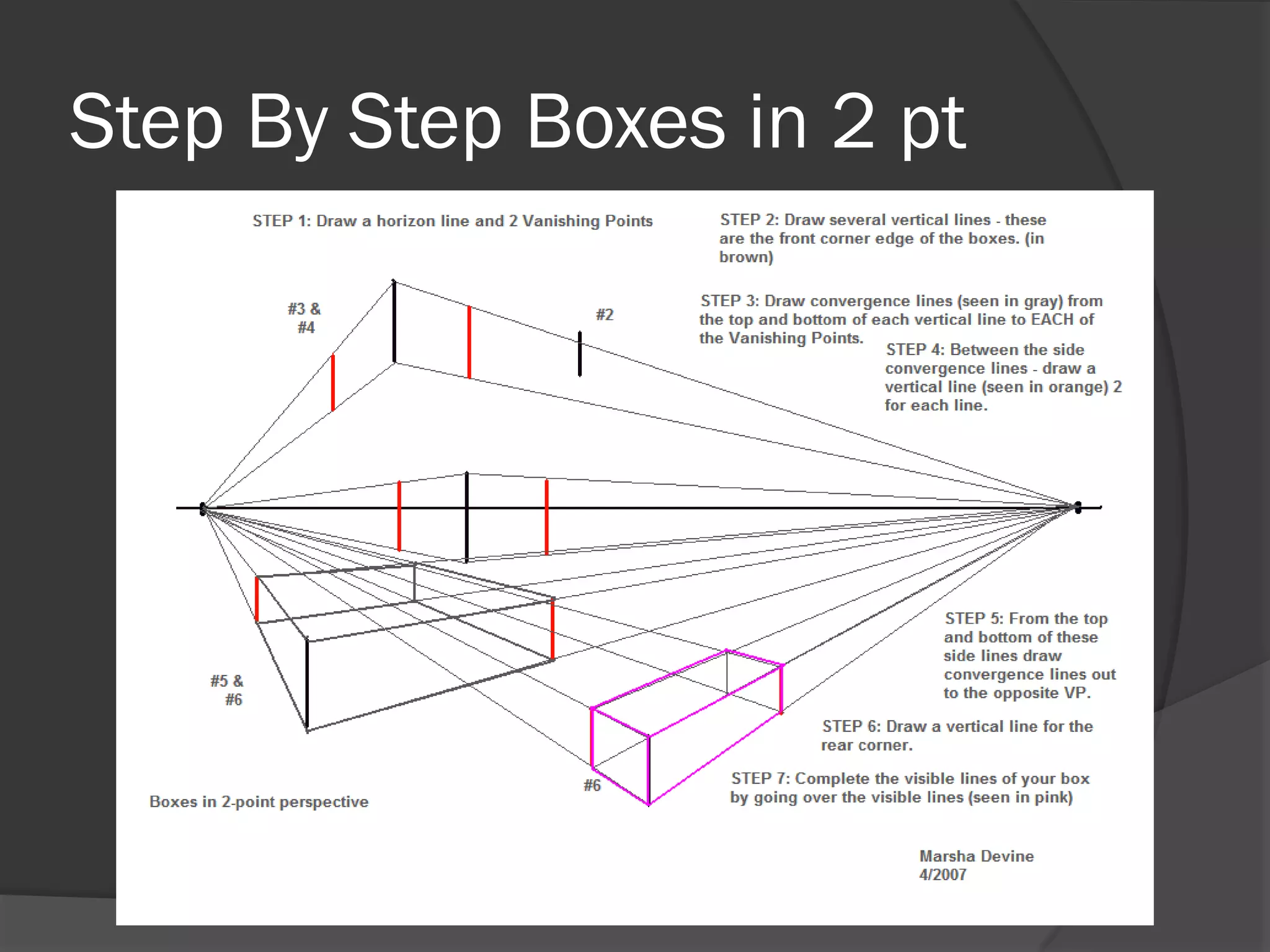 Step By Step Boxes in 2 pt
 