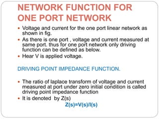 Two port network | PPTX