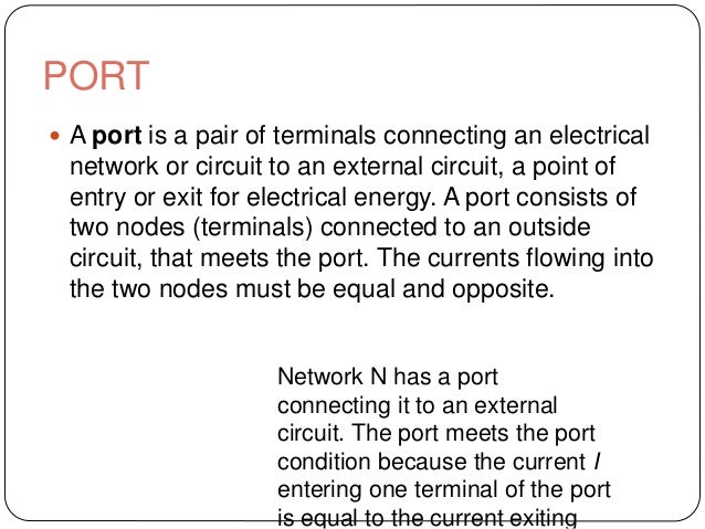 Two Port Network