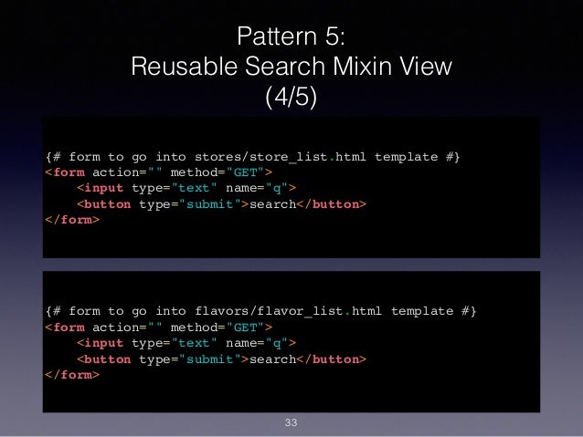 two scoops of django common patterns for forms django search form