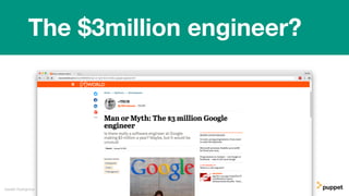 Gareth Rushgrove
The $3million engineer?
 