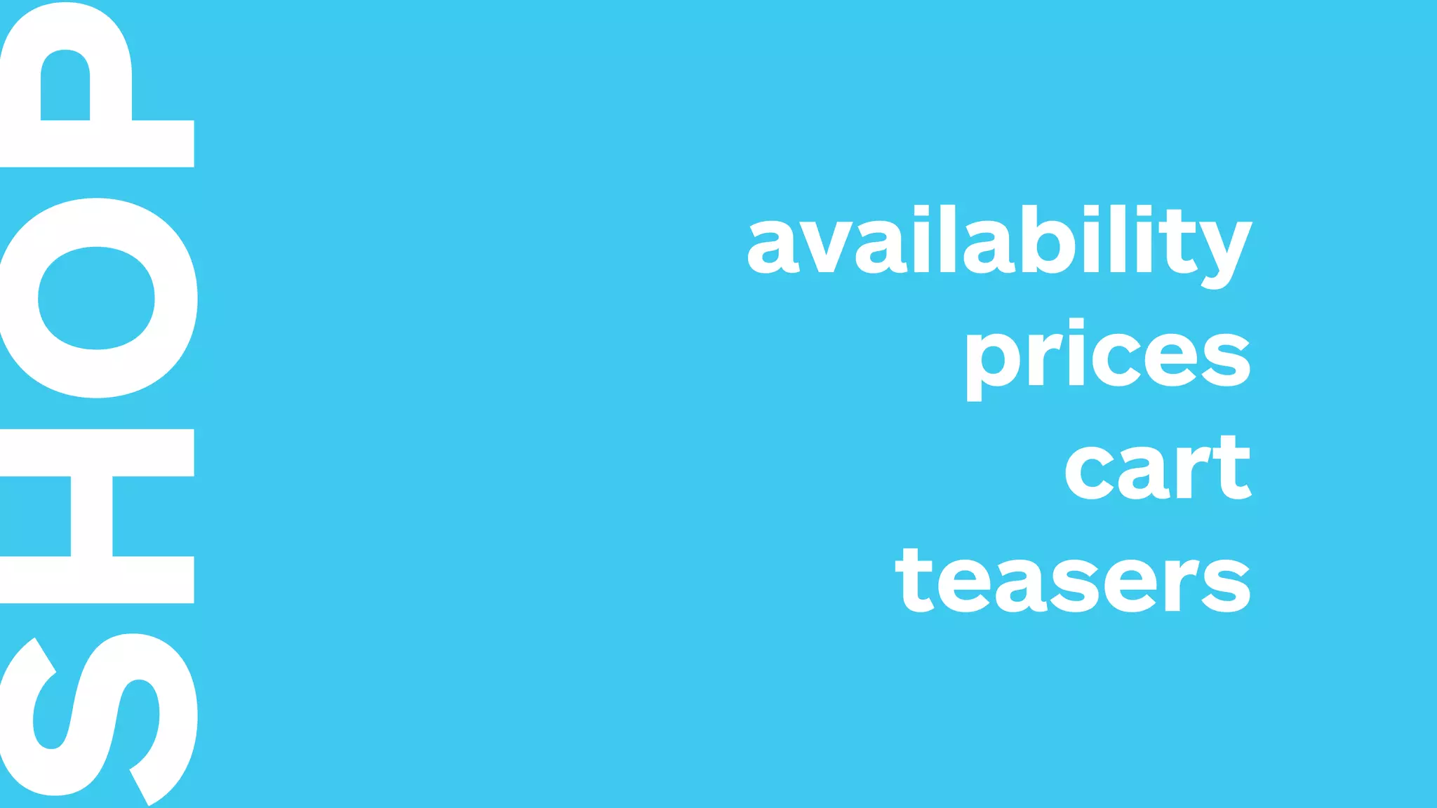 availability prices cart teasers HO 