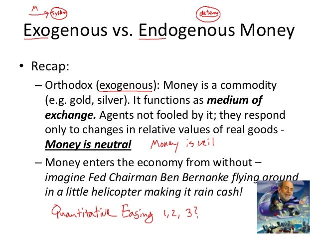 Two views of money