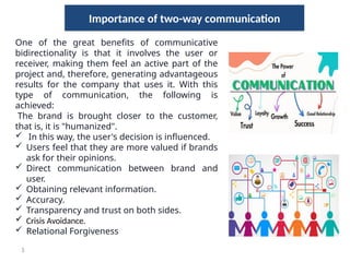 Effective Two-Way Communication Strategies and Brand Engagement | PPTX