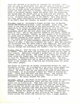 Two Weeks in Paris 1981