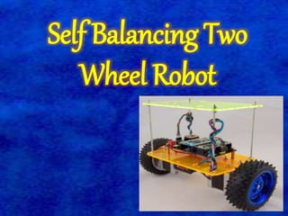 Self Balancing Two 
Wheel Robot 
 