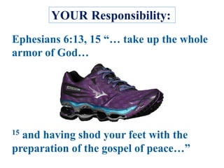 YOUR Responsibility:
 