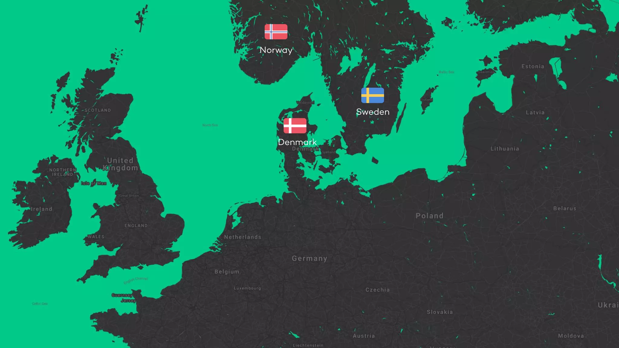@phennex
Lunar Way
What
Denmark
Sweden
Norway
 