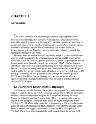 Capitulo 1 introducción a diseño de sistemas digitales con FPGA