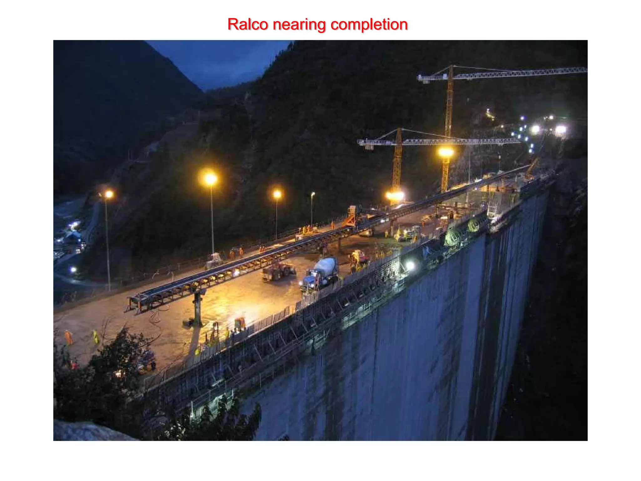 Ralco nearing completion
 