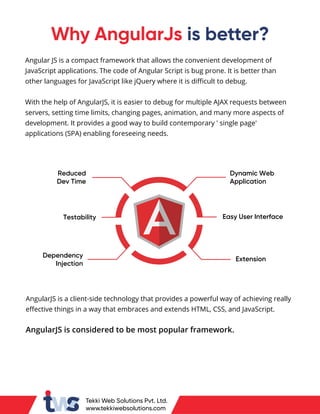 AngularJS - A JavaScript Framework | PDF