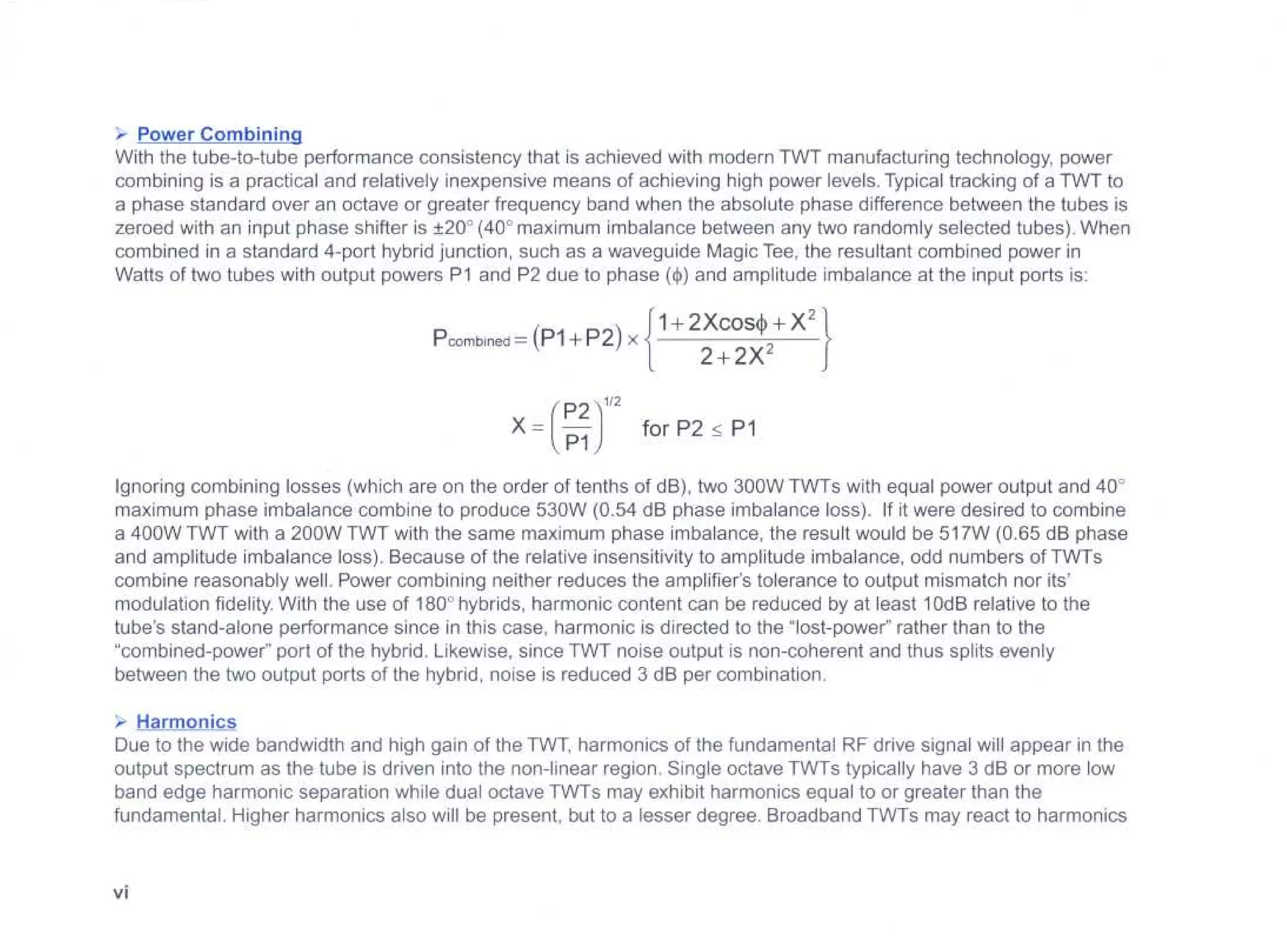 TWT performance fundamentals