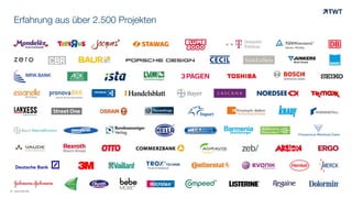 Erfahrung aus über 2.500 Projekten
© www.twt.de
 