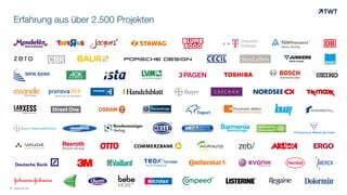 Erfahrung aus über 2.500 Projekten
© www.twt.de
 