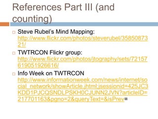 Overview of TWTRCON SF 09