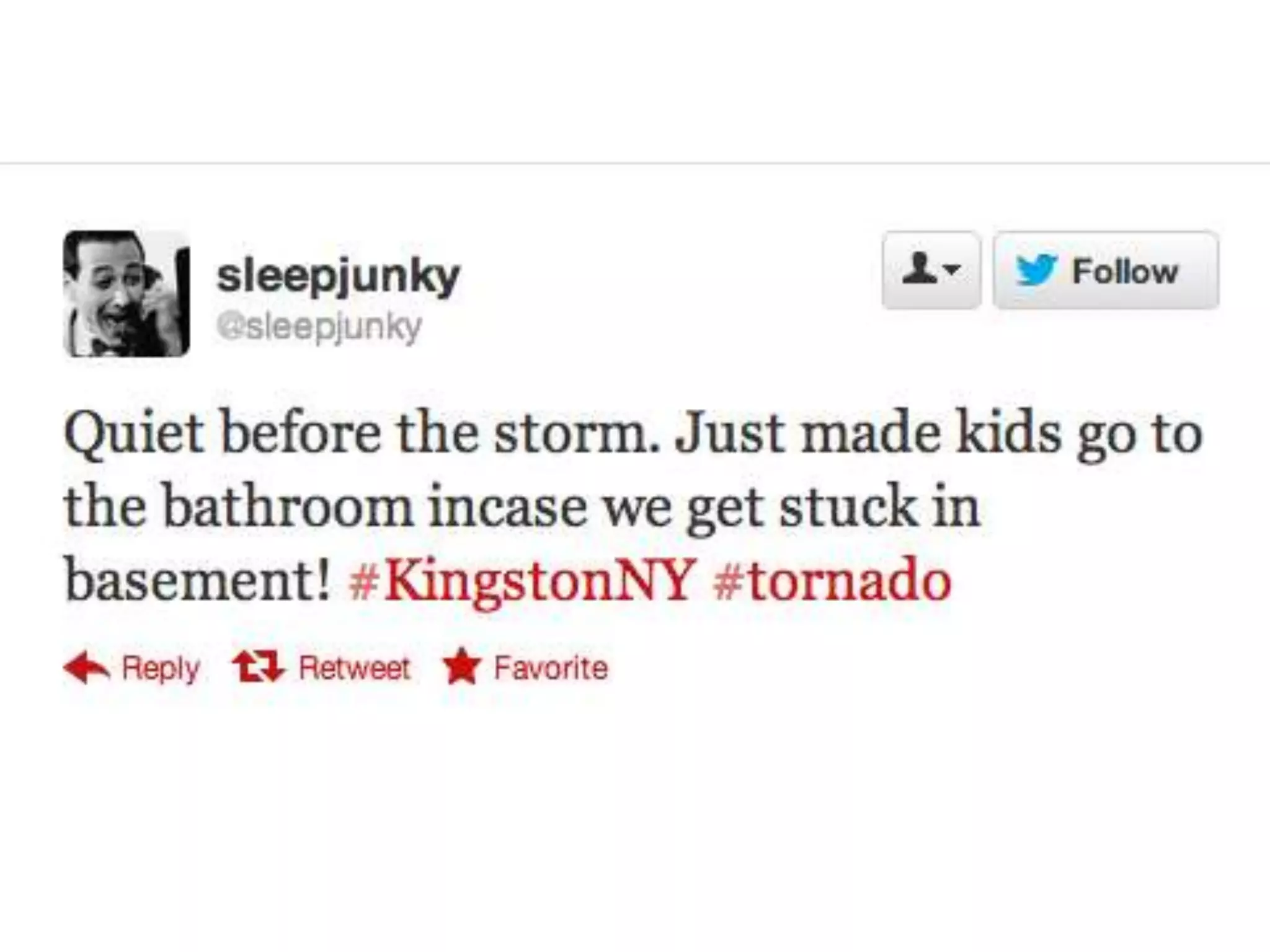 Breaking news tips
•   Tweet unfolding story
•   Use advanced search (location & not)
•   Find & connect w/ eyewitnesses
•   Each has only part of the story
•   Use hashtags
•   Verify, verify, verify (& correct quickly)
 