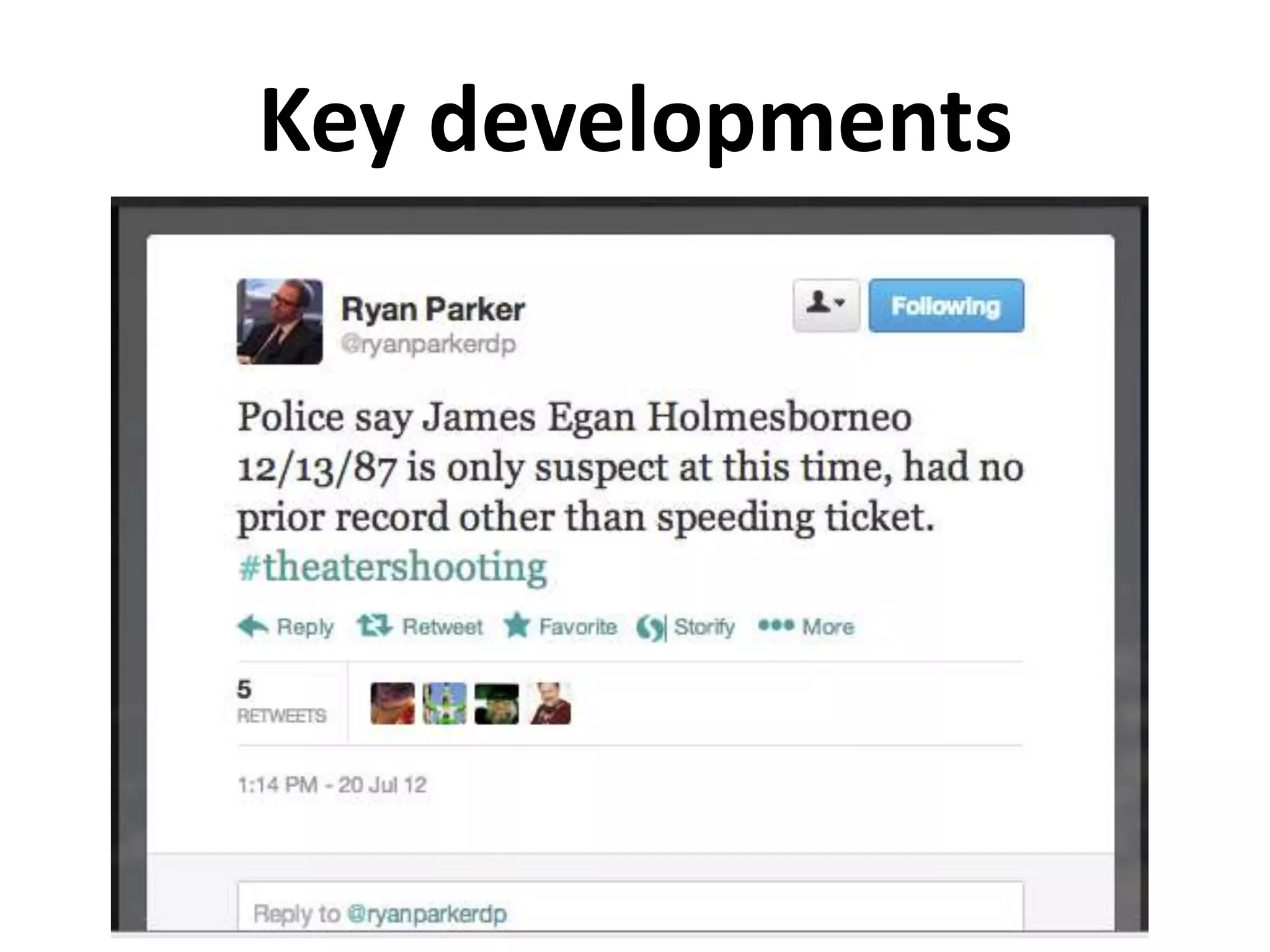 Building followers
•   Tweet often
•   Be conversational
•   Livetweet events
•   Use @ usernames in tweets
•   Give more than you ask for
•   Unlock your tweets
•   Be yourself
 