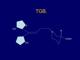 TGB.
S
H2C
CH2
N
COOH
N
 