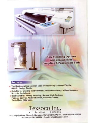Digital Textile Printer brochure | PDF