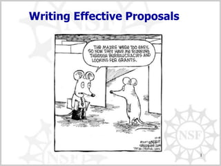 1
Writing Effective Proposals
 