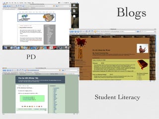 Blogs PD Student Literacy 