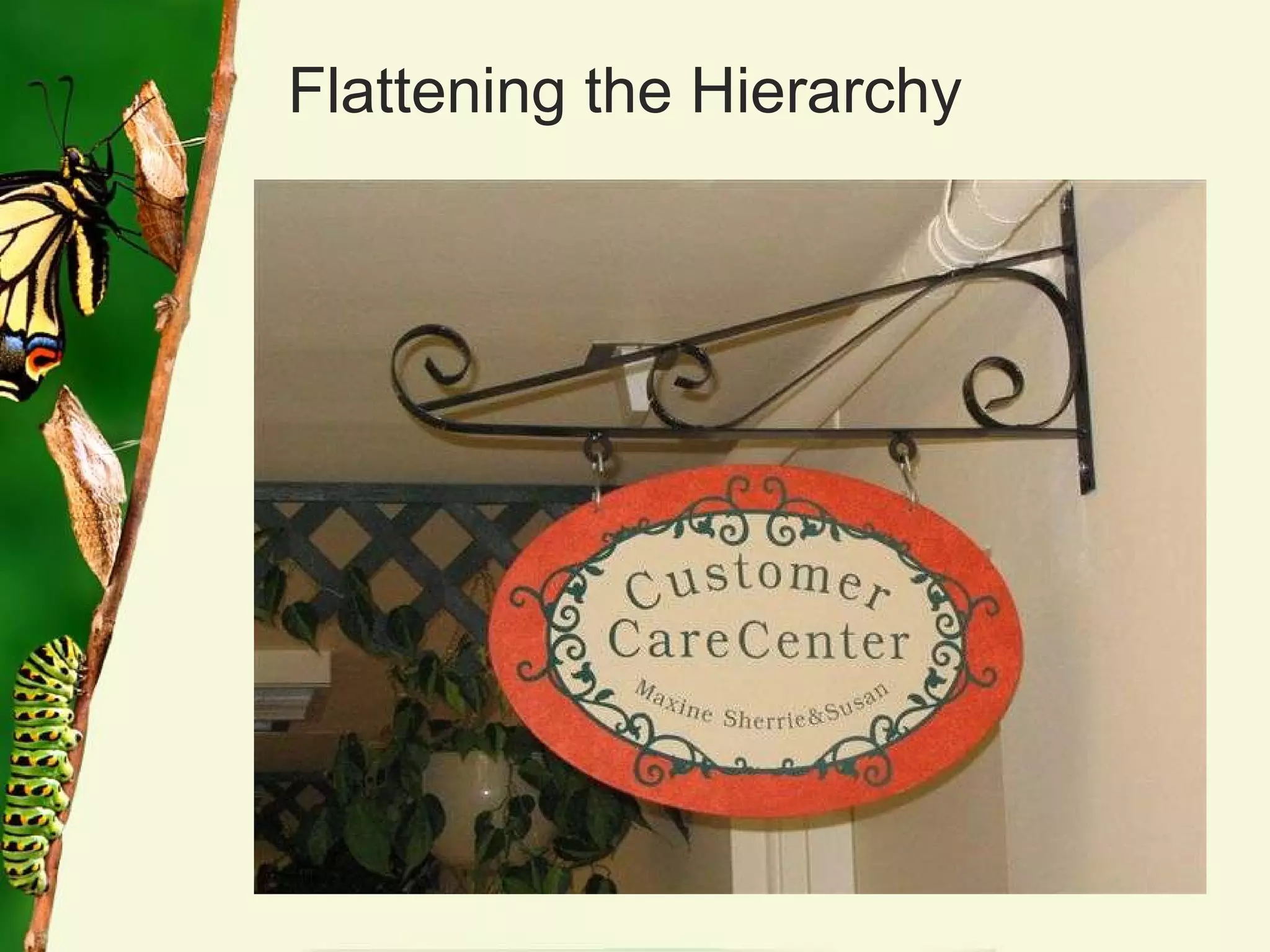 Flattening the Hierarchy 