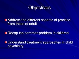 Comprehensive Approaches to Treatment in Child Psychiatry | PDF