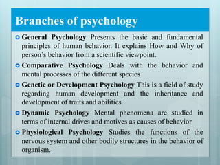 Psychology: Introduction | PPTX