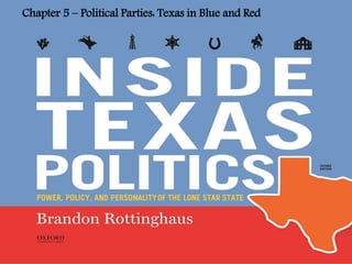 Chapter 5 – Political Parties: Texas in Blue and Red
 