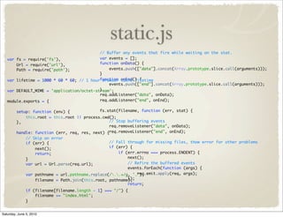 Real Time Web with Node | PPT