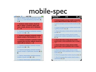 mobile-spec
 