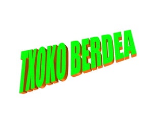 TXOKO BERDEA 