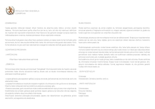 PATOLOGIA FISIKO SENSORIALA
               ELBARRITUAK



DESKRIBAPENA                                                                                                  MUSIKOTERAPIA

Gizakia aparteko helburuak bilatzen dituen biziduna da, elbarritua aldiz, helburu arrunten atzetik            Musika izpiritura zuzentzen da, ariman eragiten du, tentsioak desagertaraziz, pertzepzioa haundituz,
dabilena . Pertsona bakoitzaren perfila, elbarritua izan ala ez, bere zati ahul eta indartsuez definitzen     emozioak azaleratuz. Imaginazioa estimulatzen du, erlajazio sakoneko egoerara eramaten du gizakia eta
da, mugitzen den inguruarekin erlazionaturik. Elbarritasuna ez da sujetuaren ezaugarri propioa, baizik eta    honek izugarrizko onura jasotzen du: oreka fisiko eta psikiko bat .
indibidualtasunaren ondorioa, medioak planteatzen dituen exijentziekin erlazioan.
                                                                                                              Musikoterapia, ahozkoa ez den komunikazioa mota bat da indibiduoarekin. Terapia post-hospitalarioetan
Pertsona elbarrituak jasaten duen elbarritasun graduaren arabera, ez dauka medio hortan bizitzeko adina       erabilia izan da orain arte, baina 1993an, gorrei ere eskeintzen dizkien baloreez ohartuta tratamentu
autonomiarik, eta hori dela eta alternatibak bilatu behar ditu ekintza arruntak gauzatu ahal izateko. Puntu   hauen parte izatera pasatu da.
hortan aktuatuko du gure zentroak, bakoitzak bere ezaugarrien araberako ekintzak gauzatu ahal ditzan.
                                                                                                              Musikoterapiarako perkusiozko musika-tresnak erabiltzen dira, baina baita pianoak ere. Sesioa isiltasun
GIZARTERATZE PROGRAMA                                                                                         momentu batekin hasi behar da, eta ondoren ekingo zaie musika tresnei. Gor bakoitzak, maila ezberdinean
                                                                                                              entzungo du musika: batzuek melodia mailan, bertze batzuek aldiz bibrazio edo erritmo mailan. Guztioak
_HARTZAILEAK:                                                                                                 pertzibitzen dute mailaren batean, (beharko balitz ere audifonoen erabilera proposatu daiteke), eta
                                                                                                              estimuloei erantzuteko joku musikalak gauzatuko dituzte.
     -Elbarritasun maila ezberdineko pertsonak.                                                               Kontradiktorioa dirudi gorrei musika jartzea, baina musikalitatea ez da soilik entzutea. Musika sentitzea
                                                                                                              da, informazioa emozioan transformatzea. Terapia honek komunikatzeko modu berriak garatuko ditu:
_ZERBITZUA                                                                                                    gorputz komunikazioa eta dantza adibidez. Gorrak, segurtasuna irabaziko du, eta guztiaren gainetik
                                                                                                              musikaz disfrutatzen ikasiko du.
Pertsona hauen elbarritasunak, pertsona hauek “baliogabeak” bihurtzea ekidin behar da. Aspektu sanoenak
potentziatu behar dituzte, autoestima indartuz, ahozko edo ez ahozko komunikazioa bideratuz eta               _NON? NOIZ? NOLA?
adierazpen kreatiboak garatuz.
                                                                                                              Ordutegia:
-Lengoai gaitasuna: giza espeziaren gaitasun propioa, emozioak, pentsamentuak, eta intentzioak ulertu eta     Astelehenetik Ostiralera: 09:00tik 13:00-ra.
adierazteko bidea.
-Lengoaia: Komunikazioa ez da ahozko lengoaira mugatzen, eta isiltasuna ez den guztia ere ez da lengoaia.     _PARTE HARTZAILEAK
Elbarritu baten isiltasunak bide berrietatik komunikatzera eramango gaitu.
-Kreazioa: ezerezean, gesto eta ekintzen bidez eraikitzea ahalbidetzen duen prozesu inter-subjetiboa da.      Orientatzailea
Kreatibitatea eta sortzeko gaitasuna gizaki guztietan dagoen gaitasuna da, batzuetan izkutuan dagoena,        Entzumen teknikoa
eta azaleratu beharko dena, komunikazio bide bezala.                                                          Psikologoa
Elbarrituaren dimentsio psikologiko-emozionalean, aspektu bat nabarmentzen da gehienetan: jarrera             Langile Soziala
destruktibo, autoagresiboa eta desafiozkoa.
 