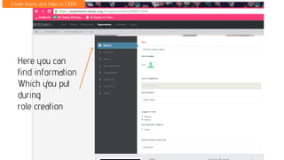 Create teams and roles in EXPA
Here you can
find information
Which you put
during
role creation
 