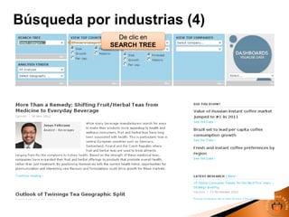 Búsqueda por industrias (4)
De clic en
SEARCH TREE
 