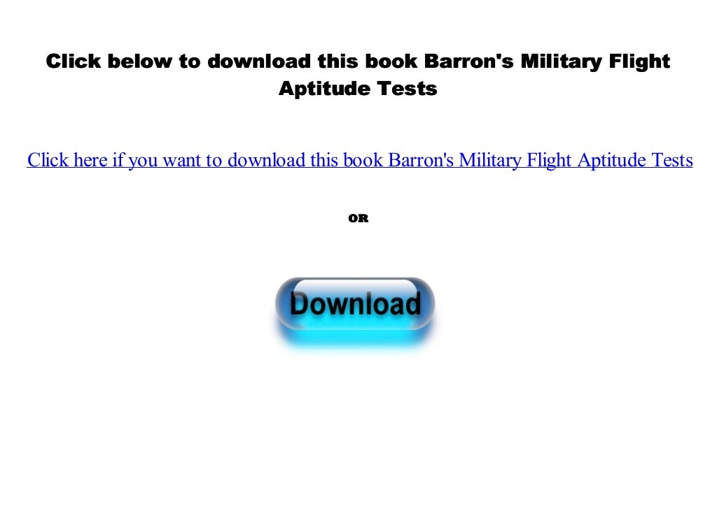 txt-barron-s-military-flight-aptitude-tests