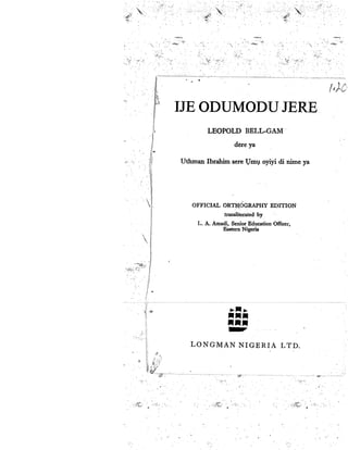 "Odumodu's Journey"