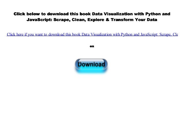 32 Data Visualization With Python And Javascript Pdf Download