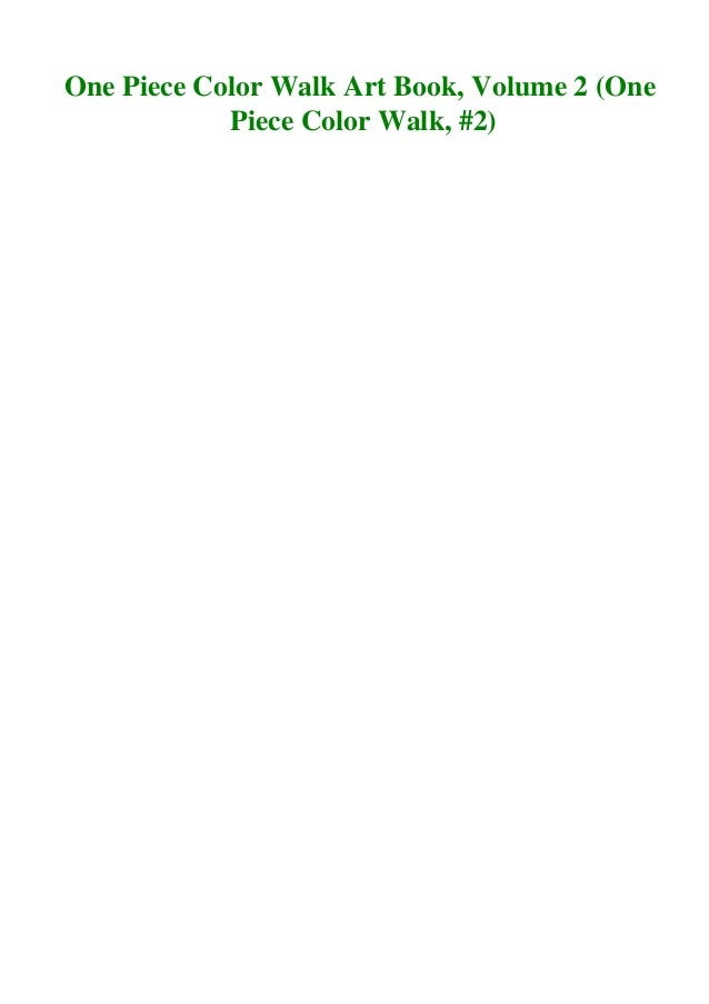 Txt One Piece Color Walk Art Book Volume 2 One Piece Color Walk