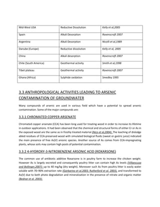 arsenic contamination of groundwater | PDF