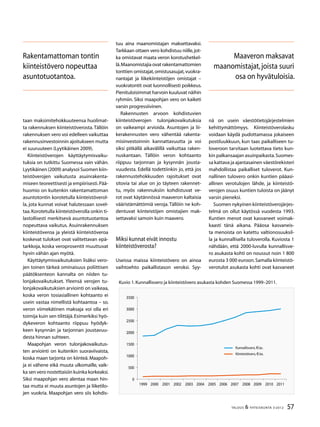 57TALOUS & YHTEISKUNTA 3l
2012
taan maksimitehokkuuteensa huolimat-
ta rakennuksen kiinteistöverosta.Tällöin
rakennuksen vero voi edelleen vaikuttaa
rakennusinvestoinnin ajoitukseen mutta
ei suuruuteen (Lyytikäinen 2009).
Kiinteistöverojen käyttäytymisvaiku-
tuksia on tutkittu Suomessa vain vähän.
Lyytikäinen (2009) analysoi Suomen kiin-
teistöverojen vaikutusta asuinrakenta-
miseen teoreettisesti ja empiirisesti.Pää-
huomio on kuitenkin rakentamattoman
asuntotontin korotetulla kiinteistöverol-
la, jota kunnat voivat halutessaan sovel-
taa.Korotetulla kiinteistöverolla onkin ti-
lastollisesti merkitsevä asuntotuotantoa
nopeuttava vaikutus. Asuinrakennuksen
kiinteistöveroa ja yleistä kiinteistöveroa
koskevat tulokset ovat valitettavan epä-
tarkkoja, koska veroprosentit muuttuvat
hyvin vähän ajan myötä.
Käyttäytymisvaikutuksien lisäksi vero-
jen toinen tärkeä ominaisuus poliittisen
päätöksenteon kannalta on niiden tu-
lonjakovaikutukset. Yleensä verojen tu-
lonjakovaikutuksien arviointi on vaikeaa,
koska veron tosiasiallinen kohtaanto ei
usein vastaa nimellistä kohtaantoa – so.
veron viimekätinen maksaja voi olla eri
toimija kuin sen tilittäjä.Esimerkiksi hyö-
dykeveron kohtaanto riippuu hyödyk-
keen kysynnän ja tarjonnan joustavuu-
desta hinnan suhteen.
Maapohjan veron tulonjakovaikutus-
ten arviointi on kuitenkin suoraviivaista,
koska maan tarjonta on kiinteä. Maapoh-
ja ei vähene eikä muuta ulkomaille, vaik-
ka sen vero nostettaisiin kuinka korkeaksi.
Siksi maapohjan vero alentaa maan hin-
taa mutta ei muuta asuntojen ja liiketilo-
jen vuokria. Maapohjan vero siis kohdis-
tuu aina maanomistajan maksettavaksi.
Tarkkaan ottaen vero kohdistuu niille,jot-
ka omistavat maata veron korotushetkel-
lä.Maanomistajia ovat rakentamattomien
tonttien omistajat,omistusasujat,vuokra-
nantajat ja liikekiinteistöjen omistajat –
vuokratontit ovat luonnollisesti poikkeus.
Pienituloisimmat harvoin kuuluvat näihin
ryhmiin. Siksi maapohjan vero on kaiketi
varsin progressiivinen.
Rakennusten arvoon kohdistuvien
kiinteistöverojen tulonjakovaikutuksia
on vaikeampi arvioida. Asuntojen ja lii-
kerakennusten vero vähentää rakenta-
misinvestoinnin kannattavuutta ja voi
siksi pitkällä aikavälillä vaikuttaa raken-
nuskantaan. Tällöin veron kohtaanto
riippuu tarjonnan ja kysynnän jousta-
vuudesta. Edellä todettiinkin jo, että jos
rakennustehokkuuden rajoitukset ovat
sitovia tai alue on jo täyteen rakennet-
tu, myös rakennuksiin kohdistuvat ve-
rot ovat käytännössä maaveron kaltaisia
vääristämättömiä veroja.Tällöin ne koh-
dentuvat kiinteistöjen omistajien mak-
settavaksi samoin kuin maavero.
Miksi kunnat eivät innostu
kiinteistöverosta?
Useissa maissa kiinteistövero on ainoa
vaihtoehto paikallistason veroksi. Syy-
nä on usein väestötietojärjestelmien
kehittymättömyys. Kiinteistöverolasku
voidaan käydä pudottamassa jokaiseen
postiluukkuun, kun taas paikalliseen tu-
loveroon tarvitaan luotettava tieto kun-
kin palkansaajan asuinpaikasta.Suomes-
sa kattava ja ajantasainen väestörekisteri
mahdollistaa paikalliset tuloverot. Kun-
nallinen tulovero onkin kuntien pääasi-
allinen verotulojen lähde, ja kiinteistö-
verojen osuus kuntien tuloista on jäänyt
varsin pieneksi.
Suomen nykyinen kiinteistöverojärjes-
telmä on ollut käytössä vuodesta 1993.
Kuntien menot ovat kasvaneet voimak-
kaasti tänä aikana. Pääosa kasvaneis-
ta menoista on katettu valtionosuuksil-
la ja kunnallisella tuloverolla. Kuviosta 1
nähdään, että 2000-luvulla kunnallisve-
ro asukasta kohti on noussut noin 1 800
eurosta 3 000 euroon.Samalla kiinteistö-
verotulot asukasta kohti ovat kasvaneet
Rakentamattoman tontin
kiinteistövero nopeuttaa
asuntotuotantoa.
Maaveron maksavat
maanomistajat,joista suuri
osa on hyvätuloisia.
Kuvio 1.Kunnallisvero ja kiinteistövero asukasta kohden Suomessa 1999–2011.
0
500
1000
1500
2000
2500
3000
3500
1999 2000 2001 2002 2003 2004 2005 2006 2007 2008 2009 2010 2011
Kunnallisvero, €/as.
Kiinteistövero, €/as.
 
