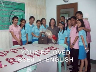 Created by:YOUR BELOVEDBSEd IV- ENGLISH