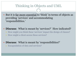 Think Objects Object Oriented Analysis | PPTX