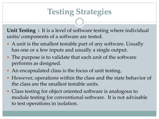 Object Oriented Testing | PPTX
