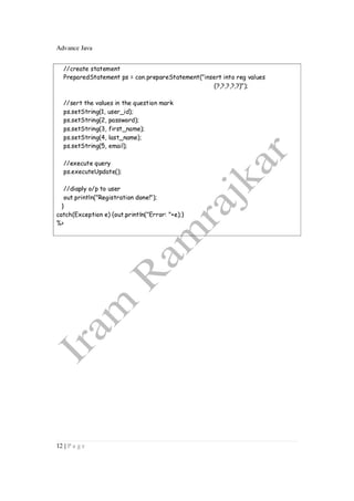 Tybsc it sem5 advanced java_practical_soln_downloadable