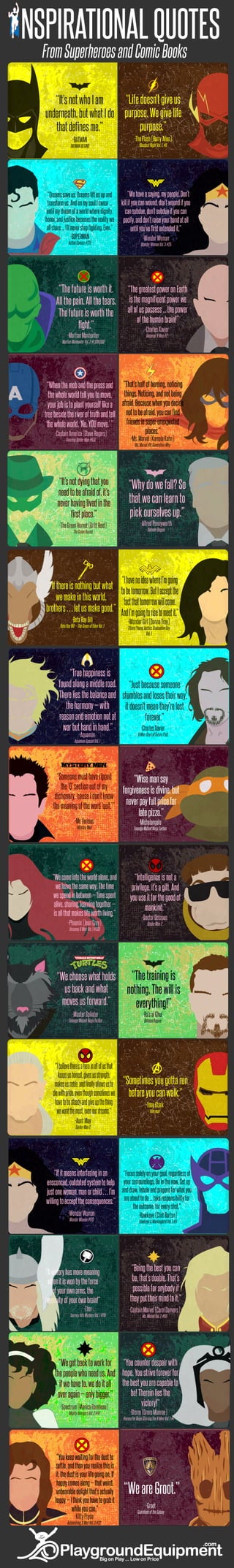 Inspirational Quotes From The World Of Superheroes!