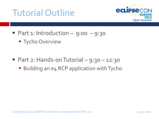Building Eclipse Plugins and RCP Applications with Tycho - ECE 2012 | PPTX