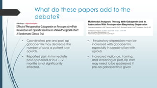 gabapentin pre surgery