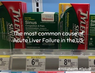 The most common cause of
Acute Liver Failure in the US
#makehealth #DplusB
 