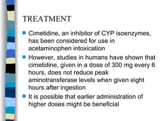 antidote for tylenol toxicity